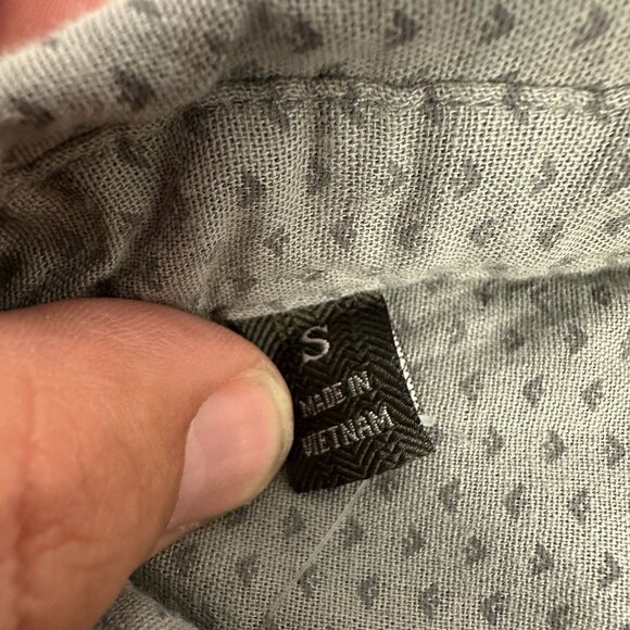 Jachs New York Mens Classic Fit Grey Button-Up Shirt Size Small - Picture 3 of 7